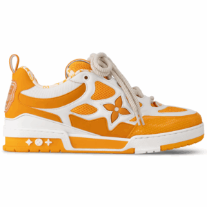 Louis Vuitton LV Skate Sneaker ‘White/Orange Monogram Flower’