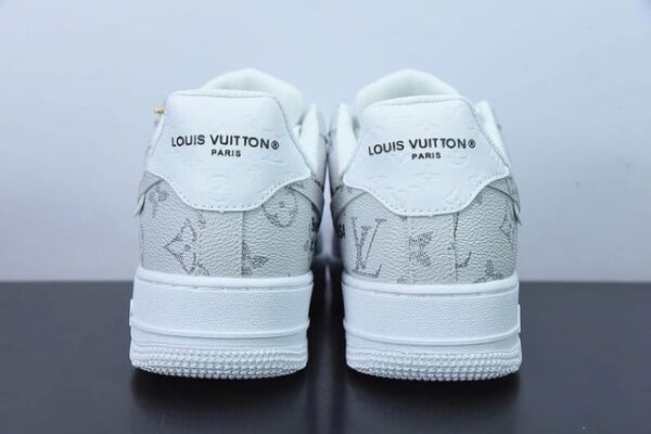 Louis Vuitton x Nike Air Force 1 Low 'By Virgil Abloh White Gray' - Image 4