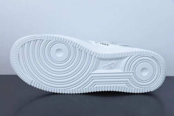 Louis Vuitton x Nike Air Force 1 Low 'By Virgil Abloh White Gray' - Image 5