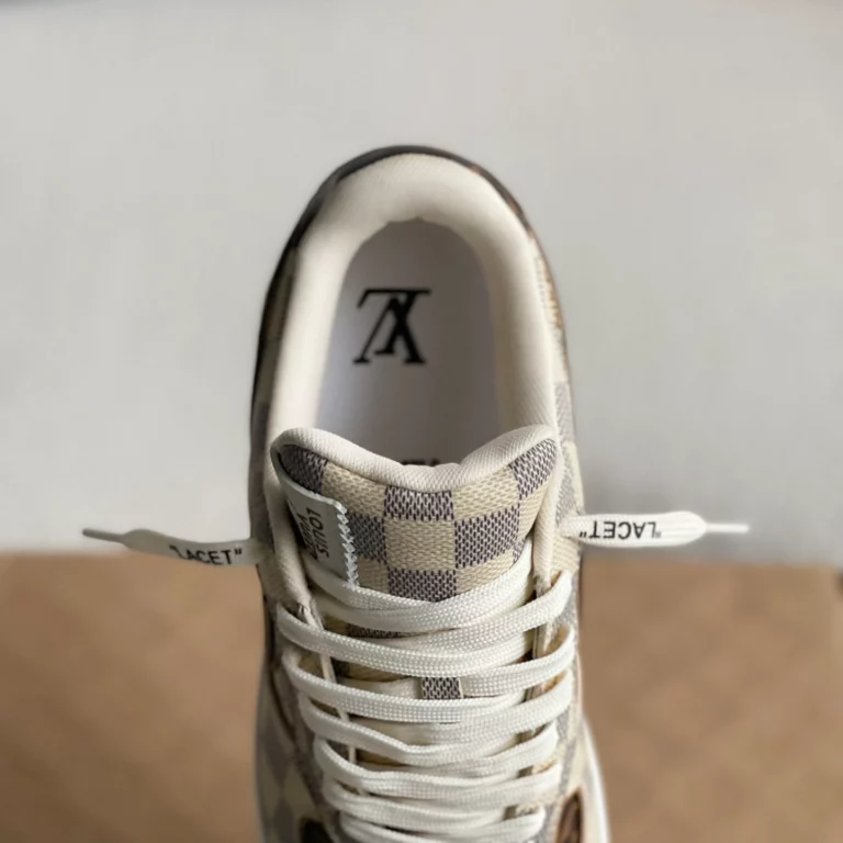 Louis Vuitton x Nike Air Force 1 Low 'Damier Canvas' - Image 12