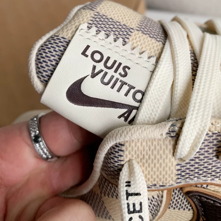 Louis Vuitton x Nike Air Force 1 Low 'Damier Canvas' - Image 10