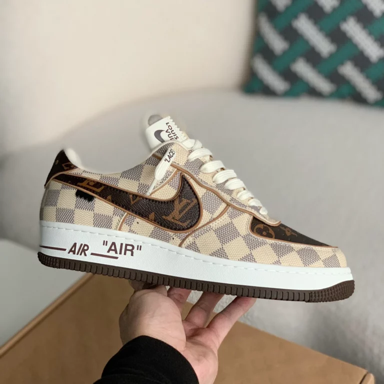 Louis Vuitton x Nike Air Force 1 Low 'Damier Canvas' - Image 2