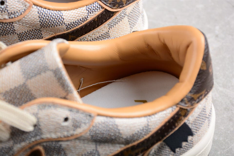 Nike Air Jordan 1 x LV Low Custom by The Shoe Surgeon - Image 9