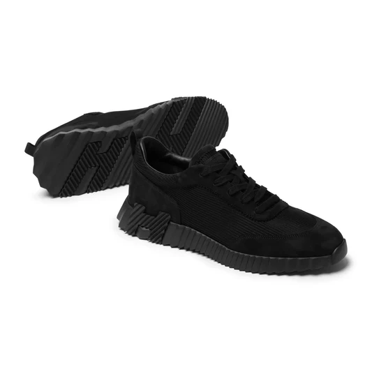 Hermès Paris Bouncing Sneaker Triple Black - Image 4