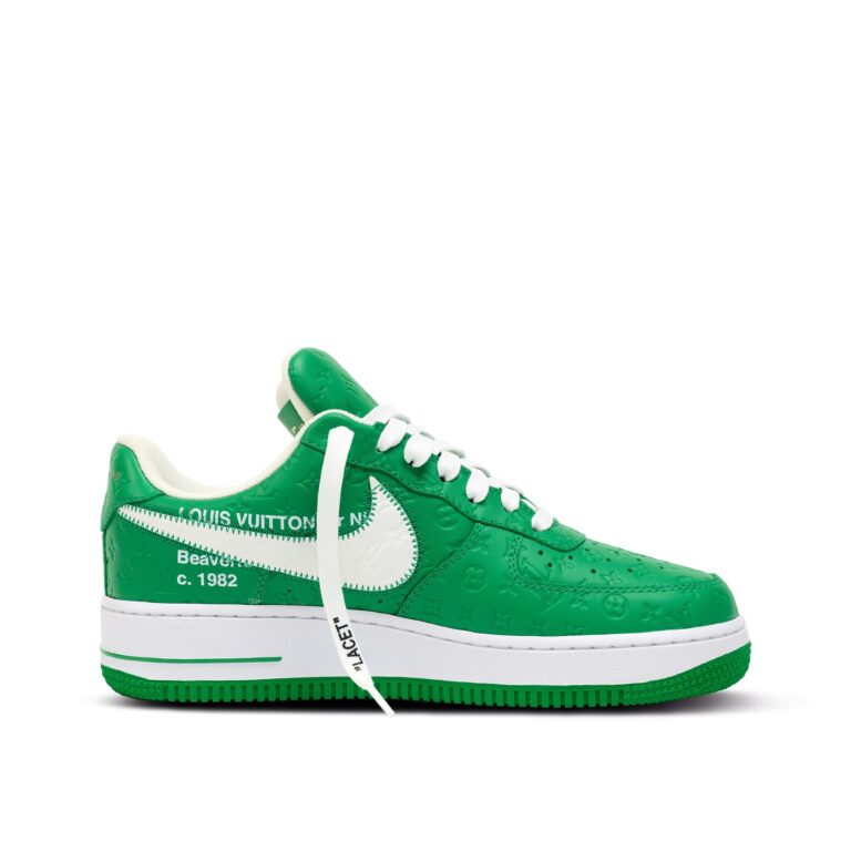 Louis Vuitton x Nike Air Force 1 Low 'By Virgil Abloh Green' - Image 4