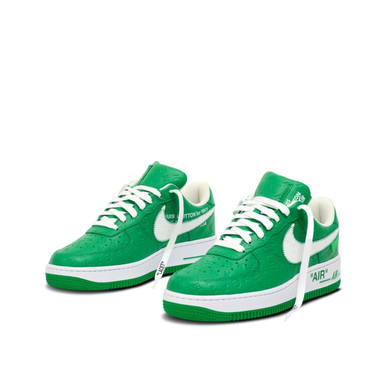 Louis Vuitton x Nike Air Force 1 Low 'By Virgil Abloh Green' - Image 7