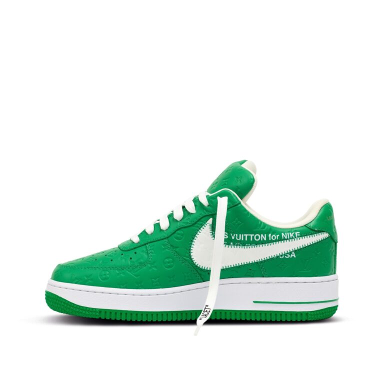 Louis Vuitton x Nike Air Force 1 Low 'By Virgil Abloh Green' - Image 3