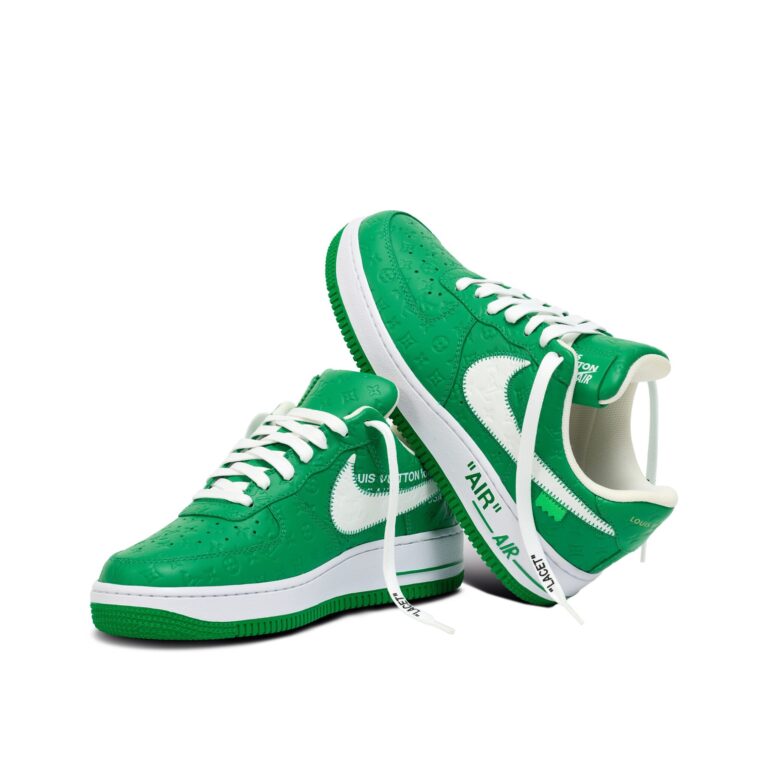 Louis Vuitton x Nike Air Force 1 Low 'By Virgil Abloh Green' - Image 2