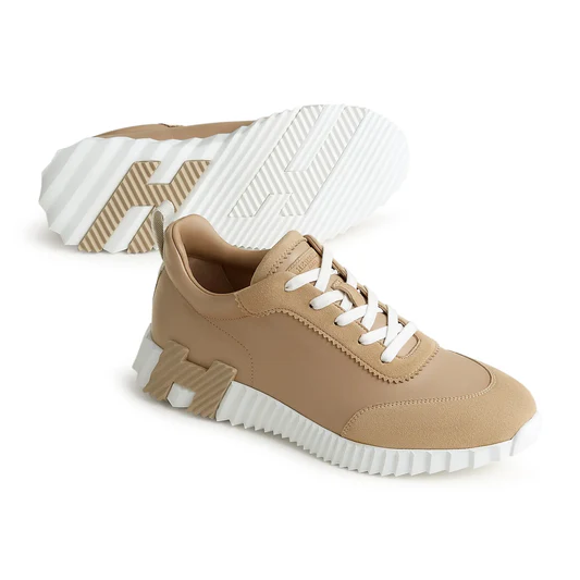 Hermès Paris Bouncing Sneaker Beige Lin - Image 5