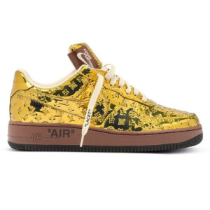 Louis Vuitton x Nike Air Force 1 Low 'Gold'