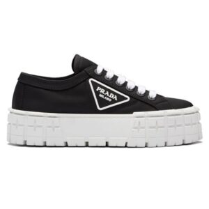 Prada Double Wheel Low-Top Sneakers
