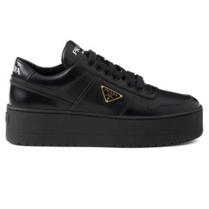 Prada Downtown Bold Leather Sneakers