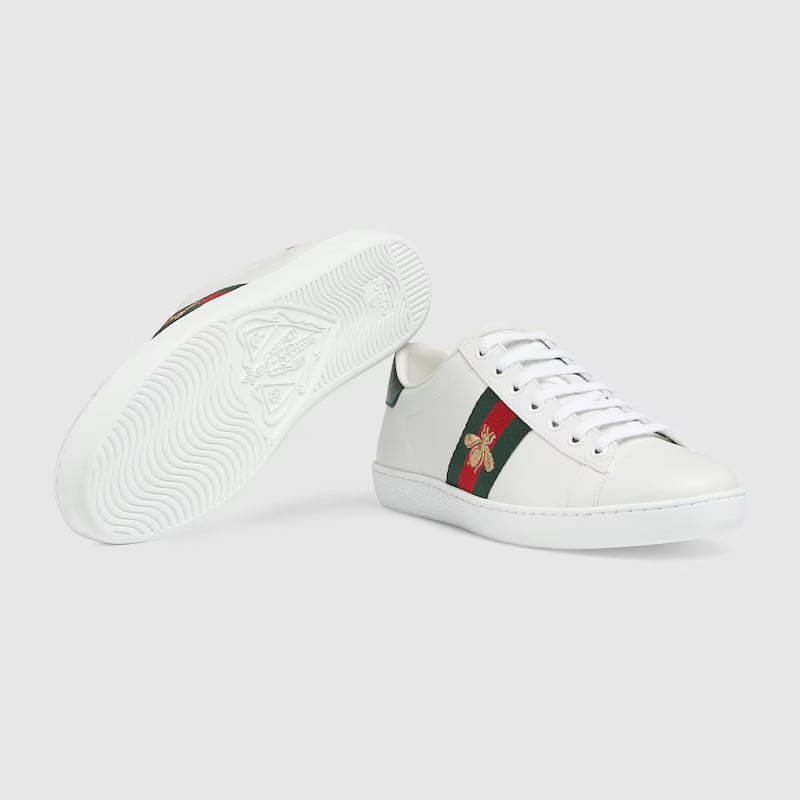 Wms Gucci Ace Sneakers With Bee - Image 6