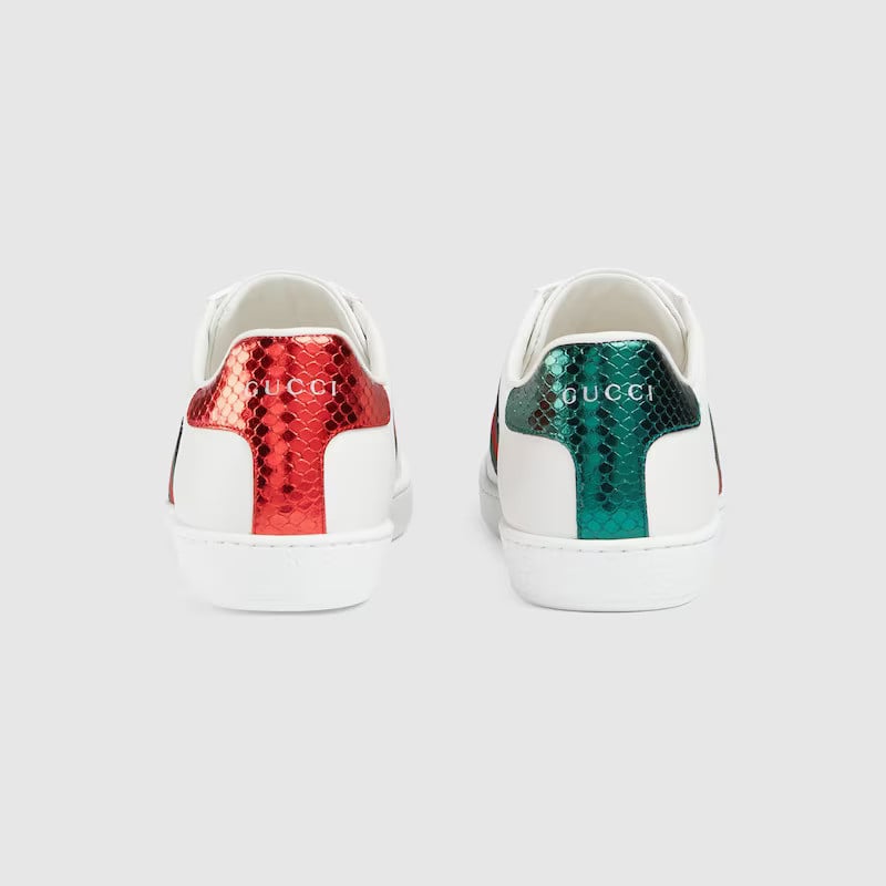 Wms Gucci Ace Sneakers With Bee - Image 4