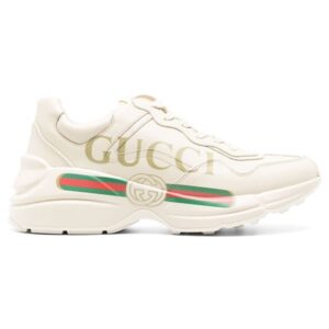Wms Gucci Rhyton Leather Sneakers