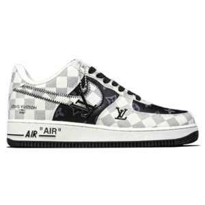 Louis Vuitton x Nike Air Force 1 'Royal Black'