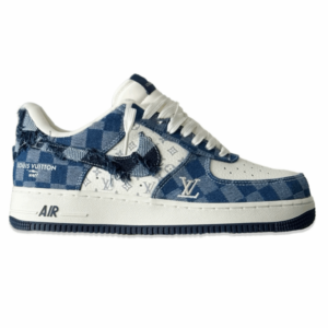 Louis Vuitton x Nike Air Force 1 Low "Blue Damier Denim"